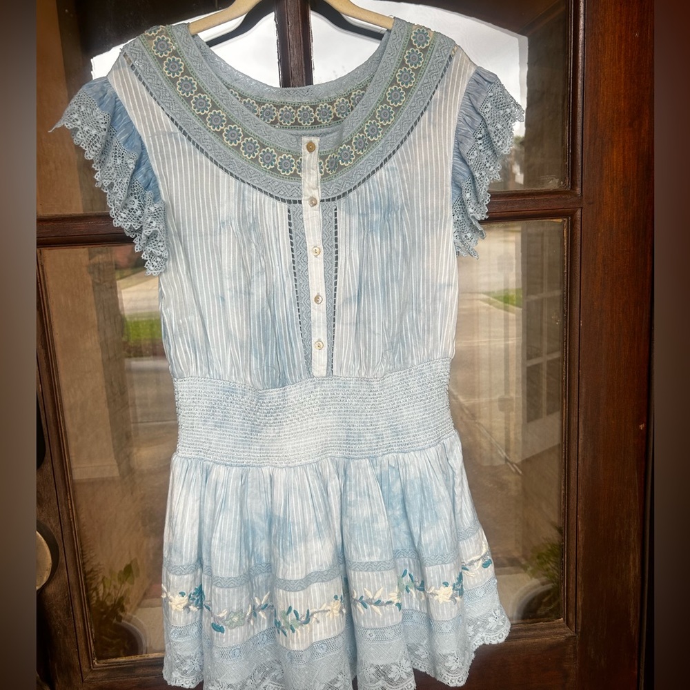 LoveShackFancy Fontana Mini Dress